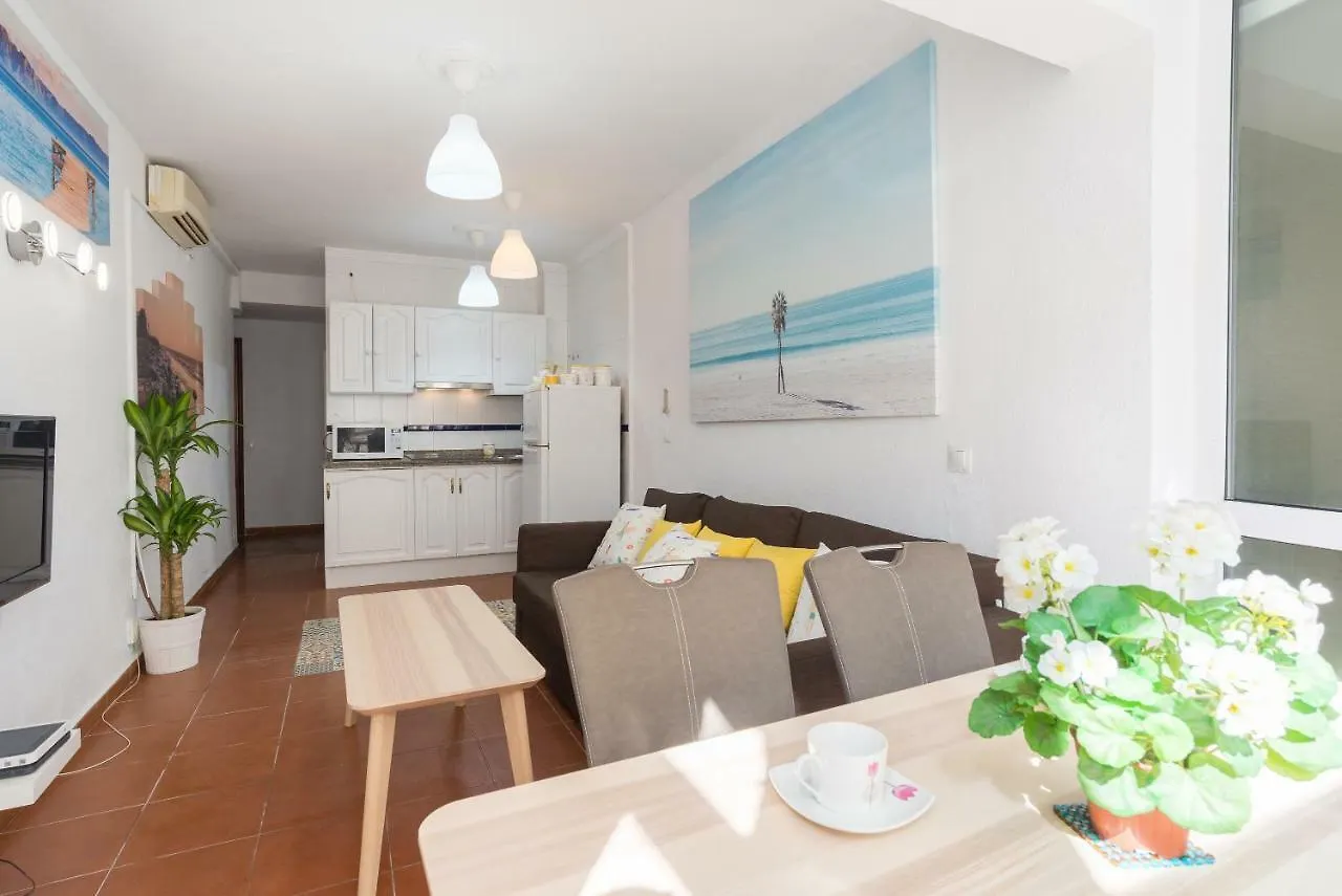 公寓 Mp3-Bright Beachfront 1-Bedroom Apt Walk To Old Town 马拉加 西班牙